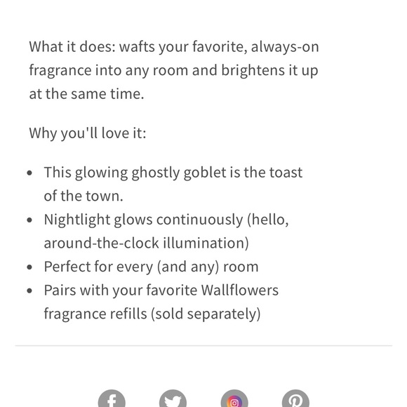 BATH AND BODY WORKS GHOSTLY GOBLET PROJECTOR NIGHTLIGHT WALLFLOWER PLUG - Picture 12 of 12